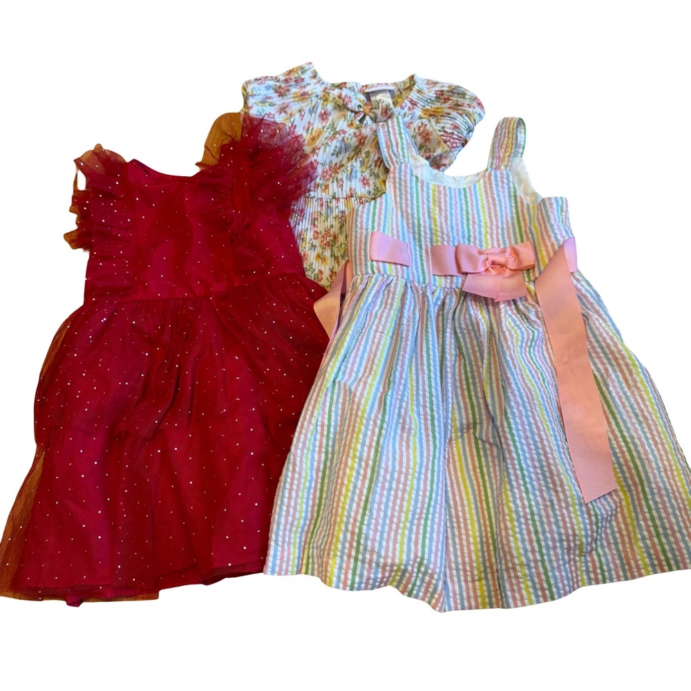 Assorted Colorful Girls' Dresses Set